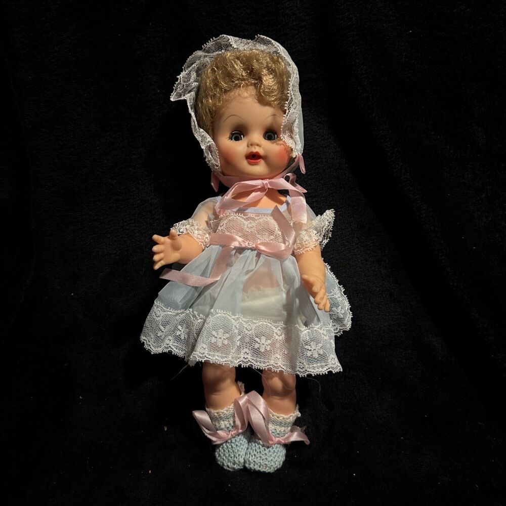 12" Vintage 60s Teeny Tiny Tears Baby Doll